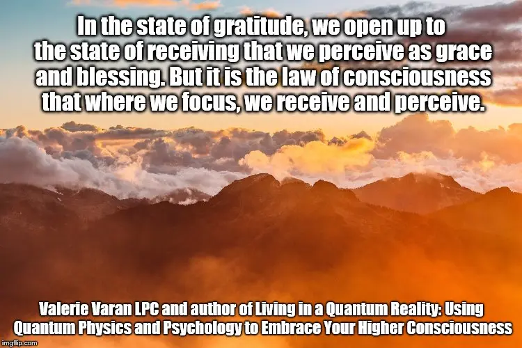 Gratitude as a State of Consciousness